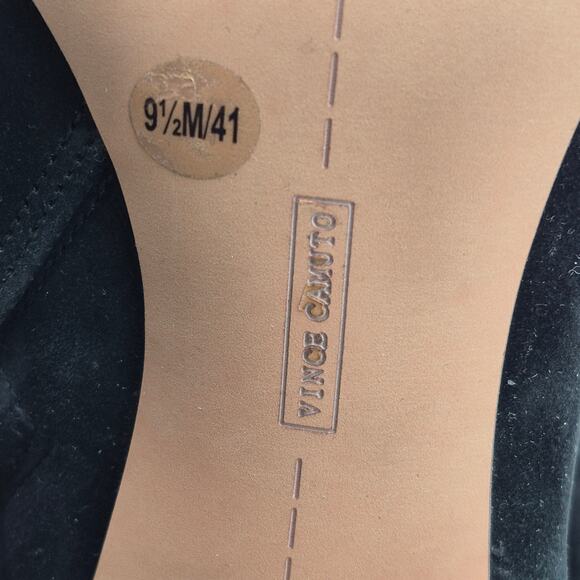 NEW Vince Camuto Taplana over-the-knee boots black suede Leather size 9.5M - Picture 6 of 6